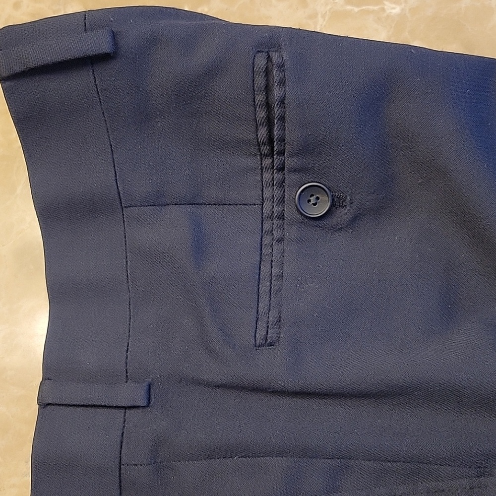 Kenneth Cole Awearness Men's Black Dress Slacks - Picture 4 of 11